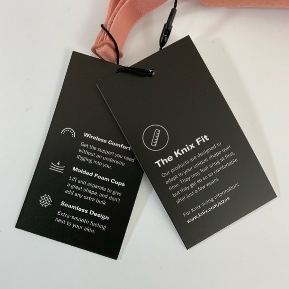 Knix Women Size M Pink Ginger Infinity Bra The Knix Fit - Picture 6 of 9